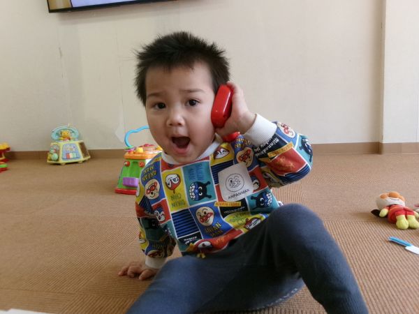 もしもし~ママの声が聞こえたかな♪