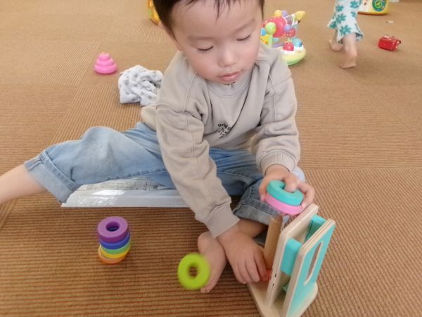 上手に棒に入ったね◎