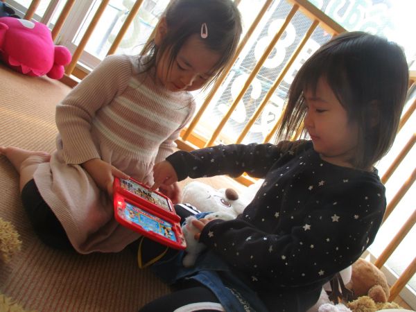 ここはどんな音がするのかな?お話もして仲良しに(*'▽')