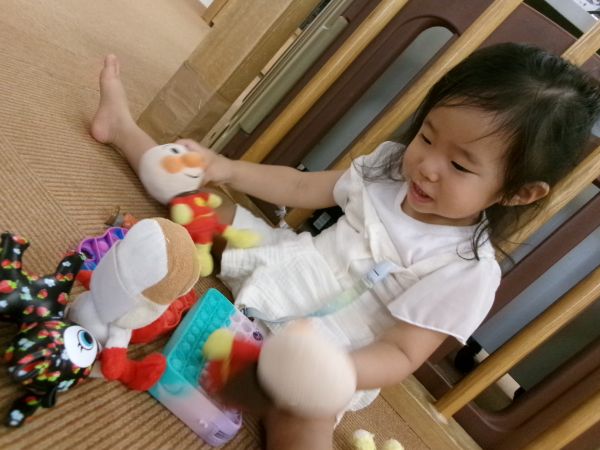 アンパンマンたちのお世話に夢中☆