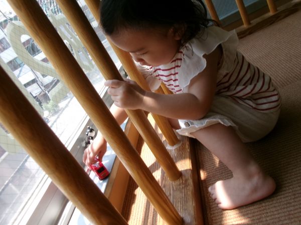 ここを道路に見立てて、、、!出発!!