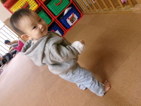 あんよができるようになったよ☆ついて来てね(^^♪