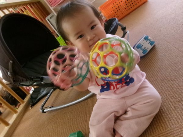 じゃーん!オーボール2つあったよ(*^^*)