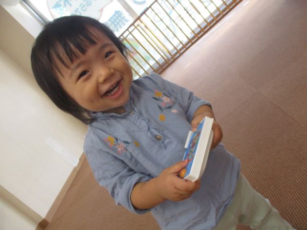 アンパンマンの電話をピッピ(#^^#)