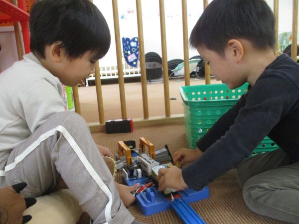 気が合ってあっという間に仲良しに(*^▽^*)