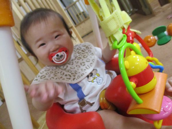 先生見つけてニッコリ笑顔(^^♪