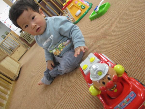 走れー!!アンパンマン(*^-^*)