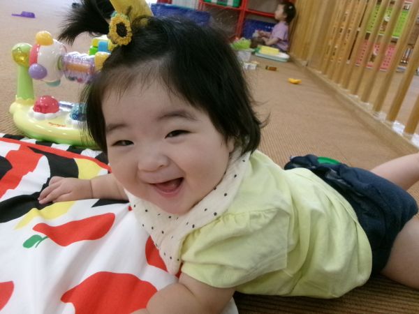 ニッコリ顔で遊んだよ(^^♪