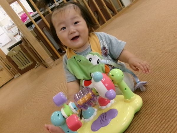 クルクル回るおもちゃ☆これ楽しいんだ(^^)/