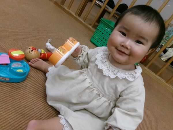 にっこり♡どんどん動けるようになってきたよ(^_-)-☆