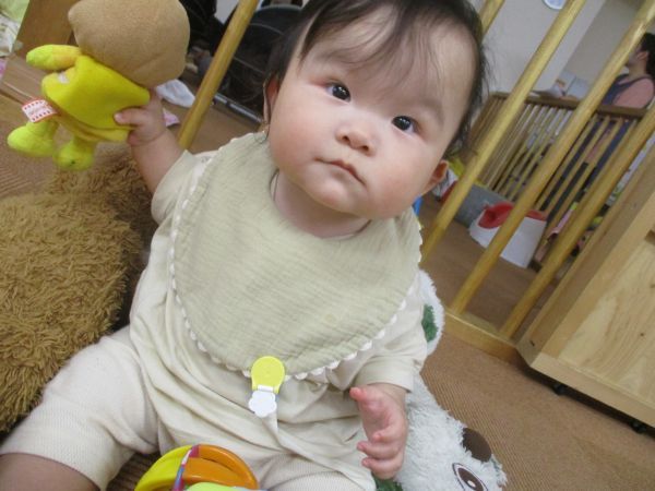 カレーパンマンのぬいぐるみがお気に入り♡