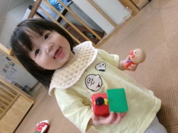 だいすきなアンパンマン見つけてニッコリ♡♡