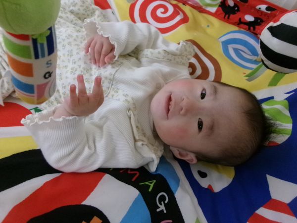 ベビージムで元気いっぱい遊んだよ(^^♪