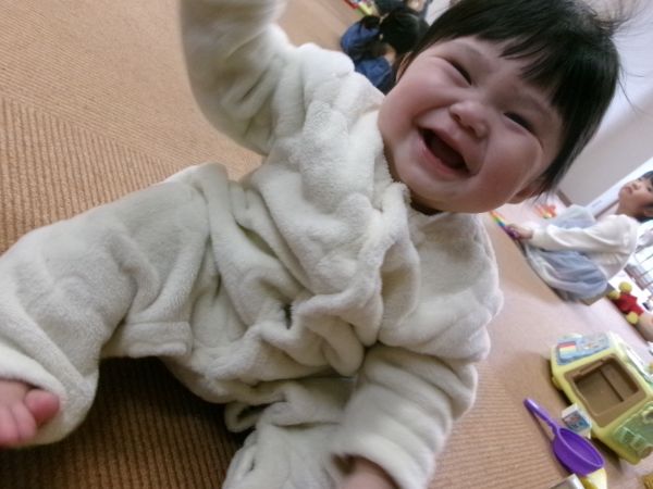 とってもご機嫌(#^^#)好きなおもちゃ見つけたかな?