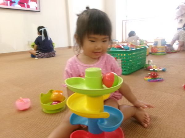 よーし!転がしてみるよ~(^^♪