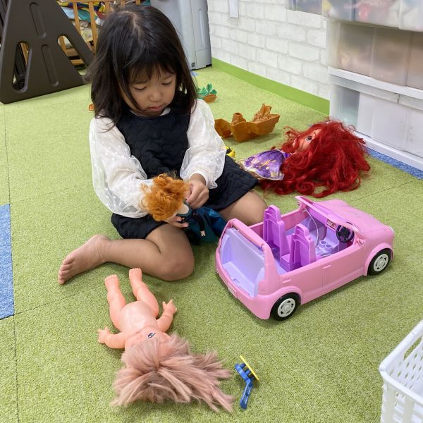 お人形のお世話頑張るぞ🎀