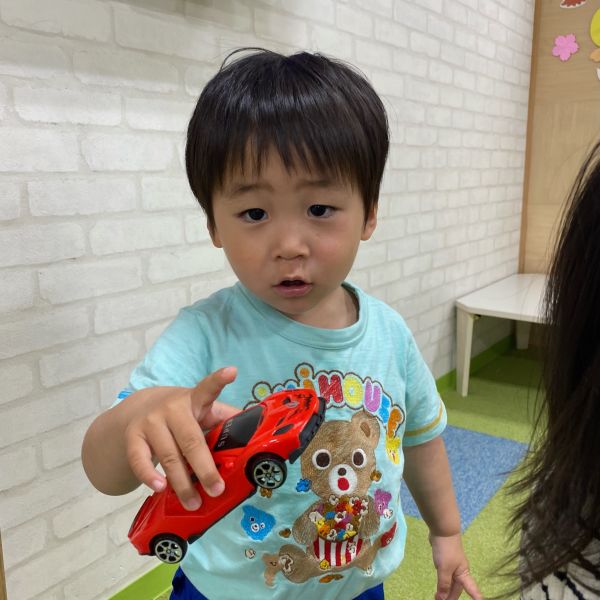 みてみて~!お気に入りのミニカーだよ🚗