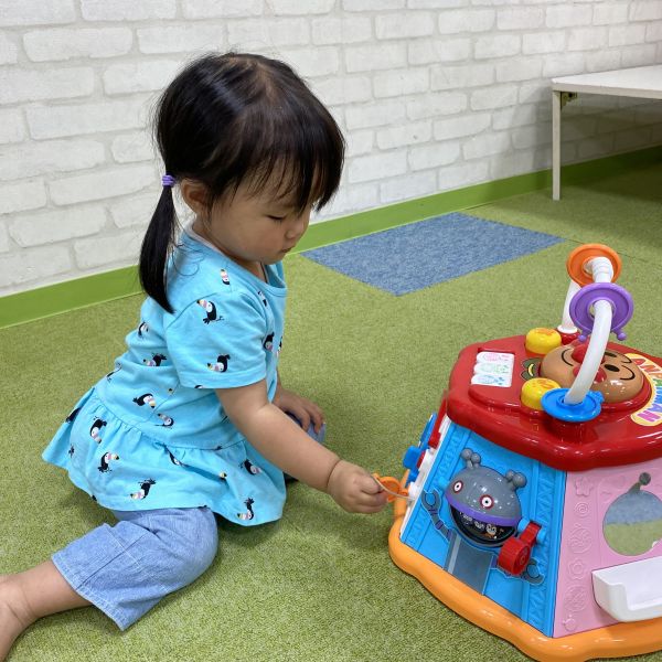 アンパンマンのドア開くかな~🔑