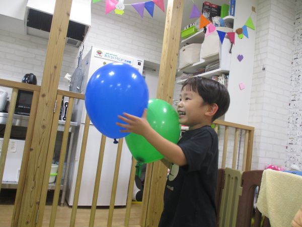 元気いっぱい✨風船遊び🎈