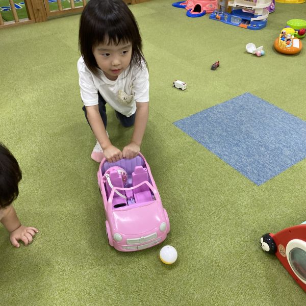 車でボール転がし🚗🥎
