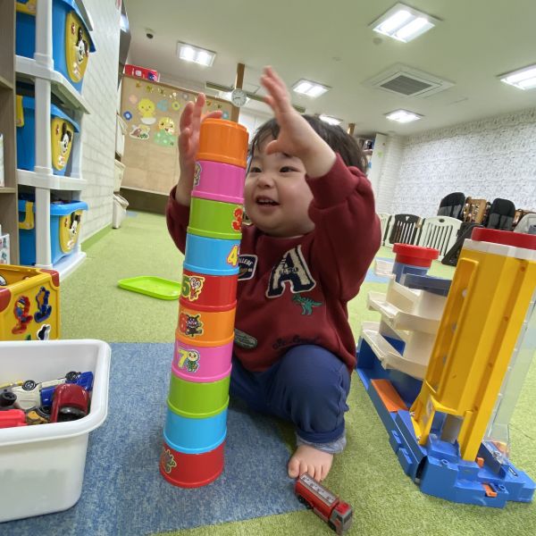 つみかさねカップできた~😆