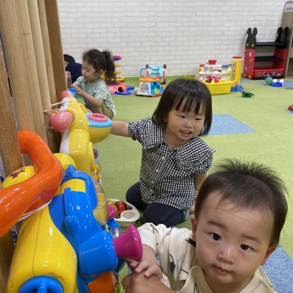 初めましての二人(^^♪ニコニコで遊べたよ😆