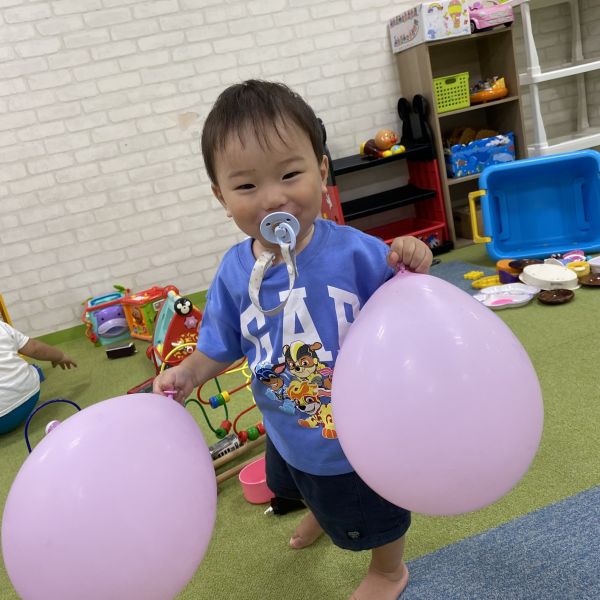 風船遊びでにこにこさん🎈💕