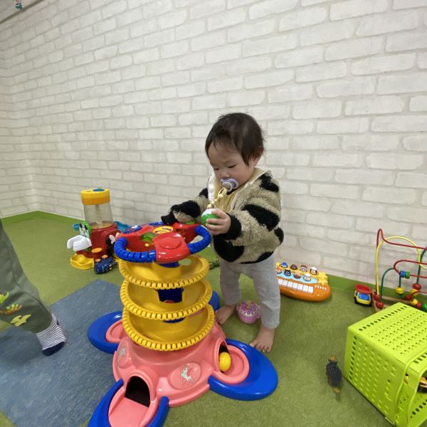 ボールタワーでコロコロ~🥎