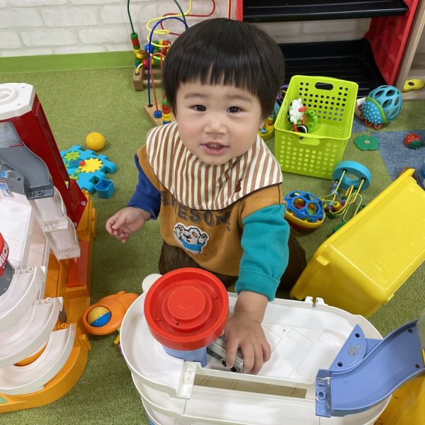 初めてだけど笑顔いっぱいに遊べたね😍