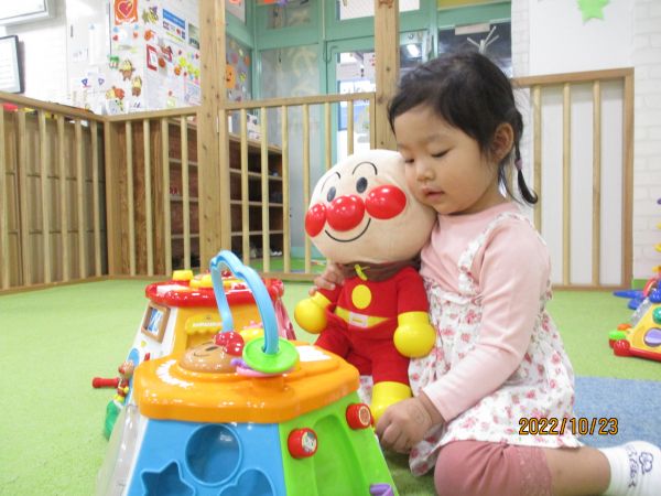 だ~い好きなアンパンマンと一緒💗