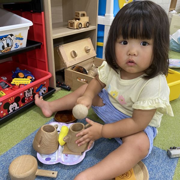 なにを作ってくれるのかな❔🥬🍅