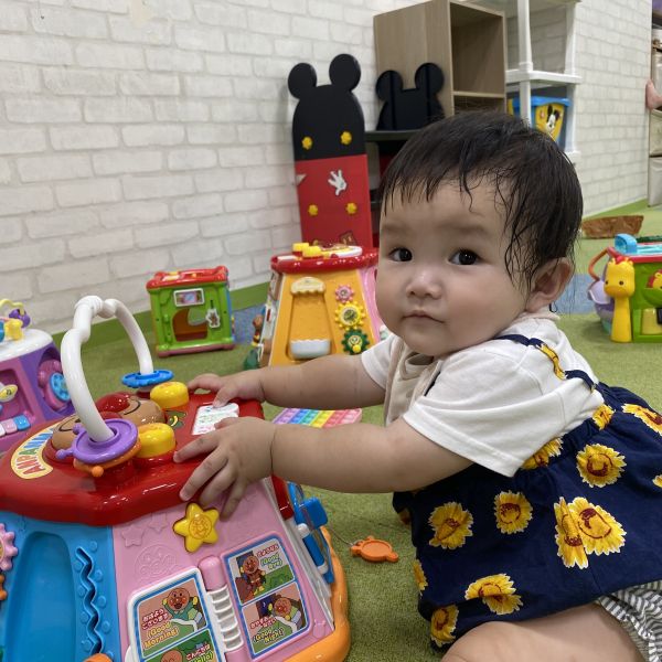 初めてでもニコニコ笑顔で遊べました~💓👧💓