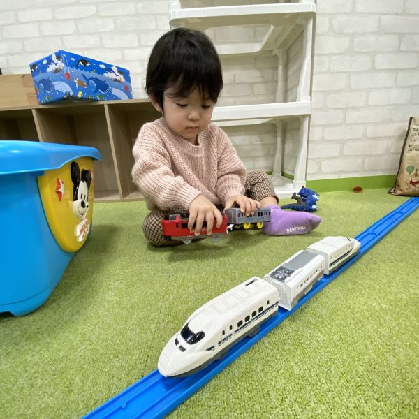 プラレール🚅連結できるかな👀