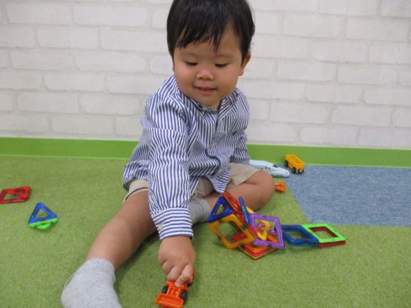 ぼくもいっしょにペタペタ~\(^o^)/💖