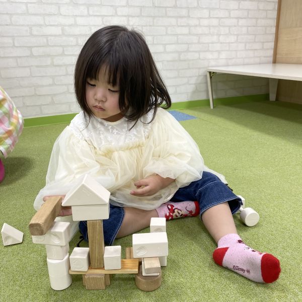 積み木遊び✨