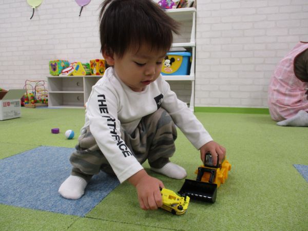 ブルドーザーかっこいい✨