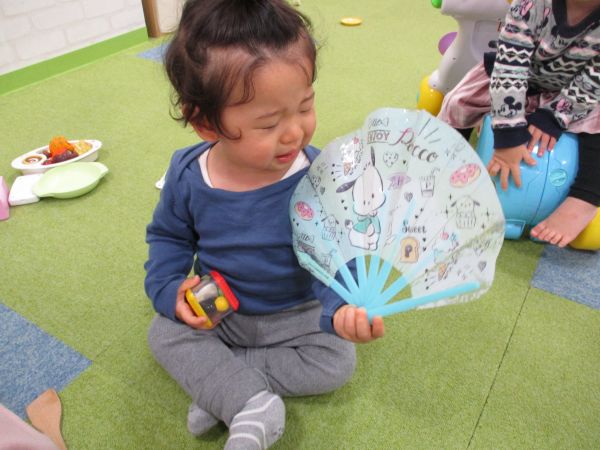 扇子かわいい💛