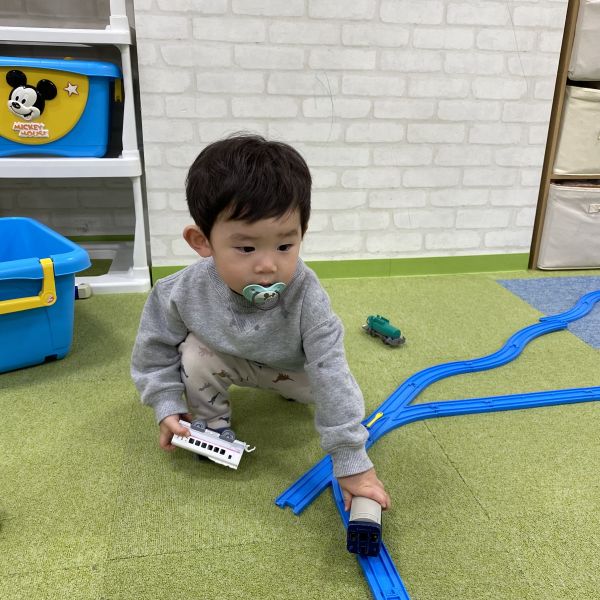 電車が走りま~す🚃😆