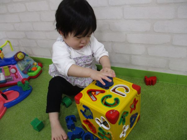 型はめブロックに挑戦✨