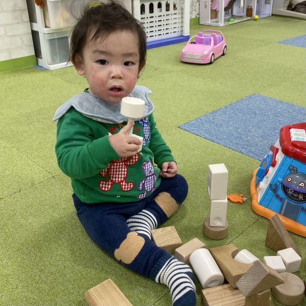 上手に積めるかな?😊🎶