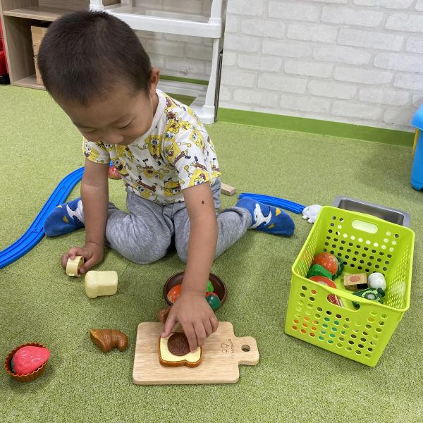 ハンバーガー調理中🍔
