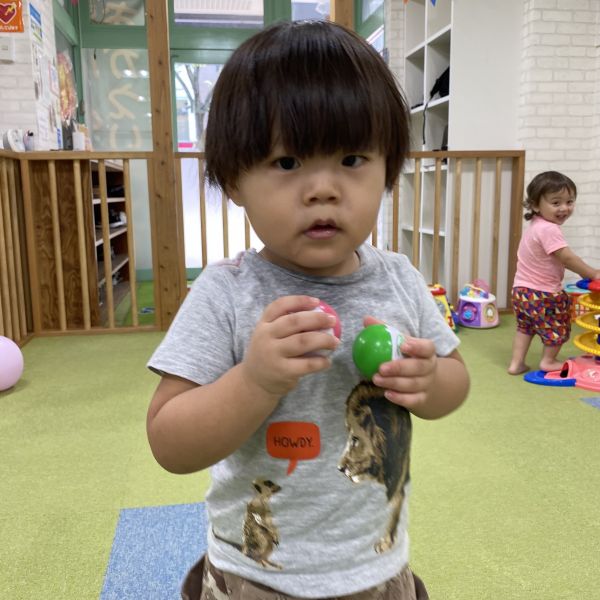 ボールコロコロ楽しいね🌟