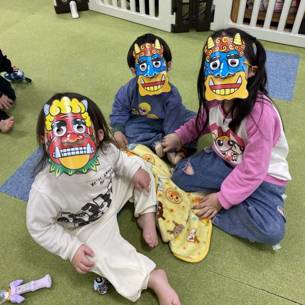 鬼さん👹みんなでハイポーズ✌