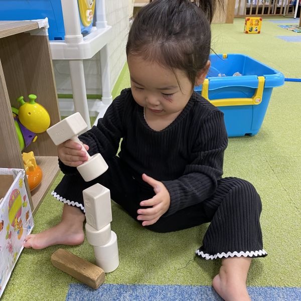 そ~っと😊そ~っと😊積み上げて🎶