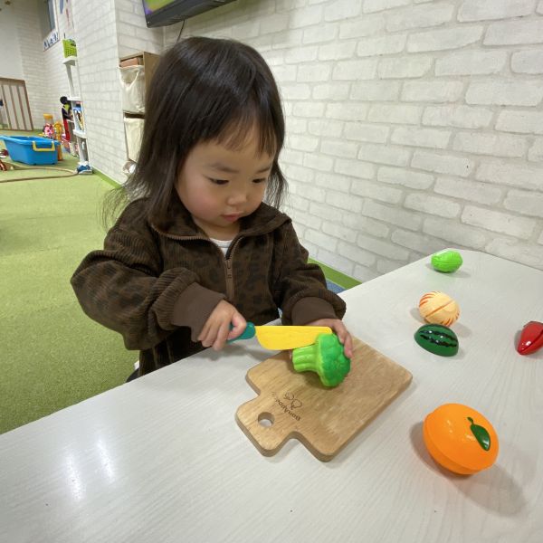 お野菜上手に切れるかな🥦