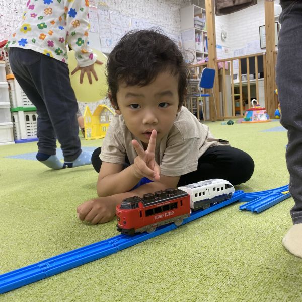 プラレールで遊んだよ🚃