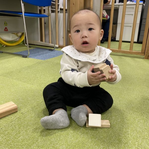 積み木遊び上手だね👏