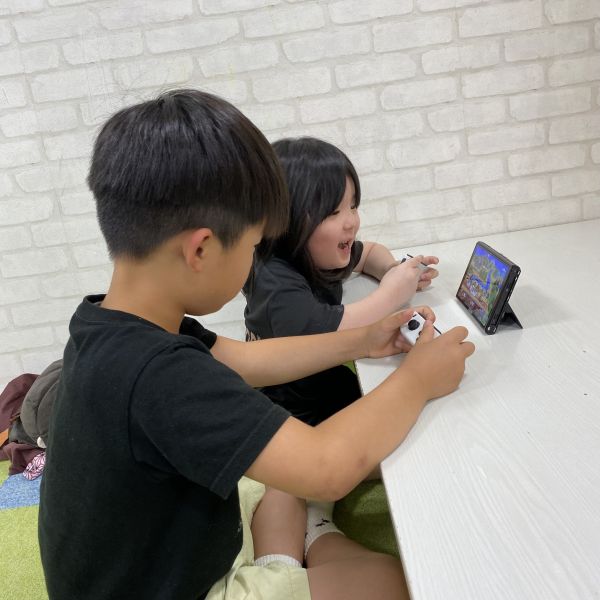 仲良くゲーム対戦🎮