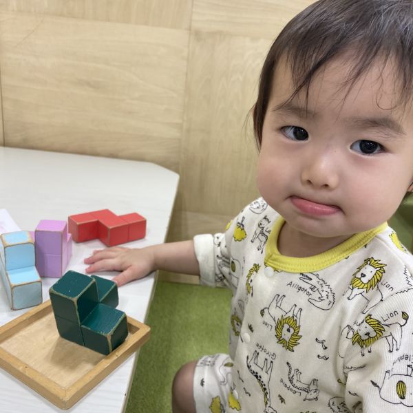 積み木遊び上手でしょ?💓