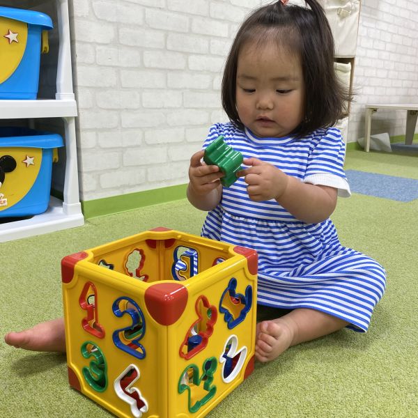 型はめブロックできるかな❓😊